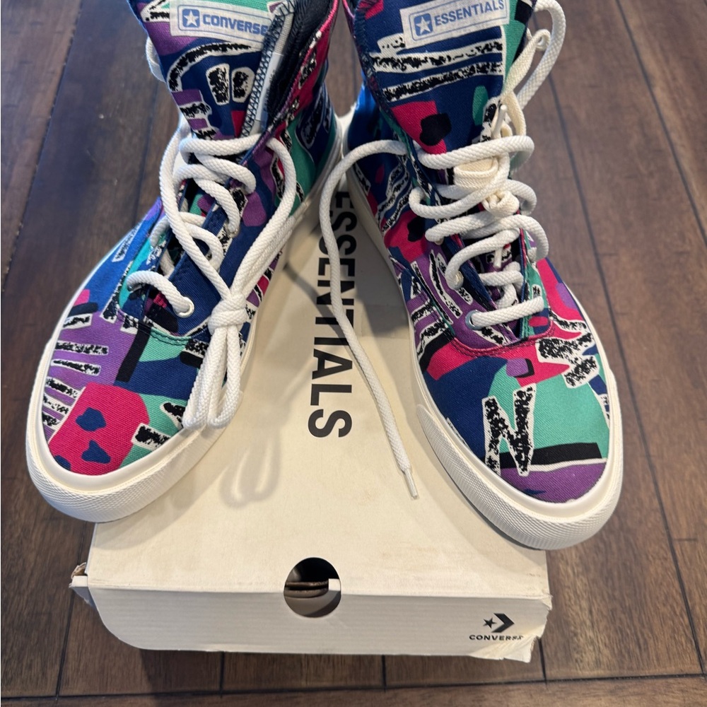 Converse Kids High-Top Sneakers - Blue, Pink, Green